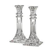 Lismore Square Candlestick 25cm 10in, Set of 2